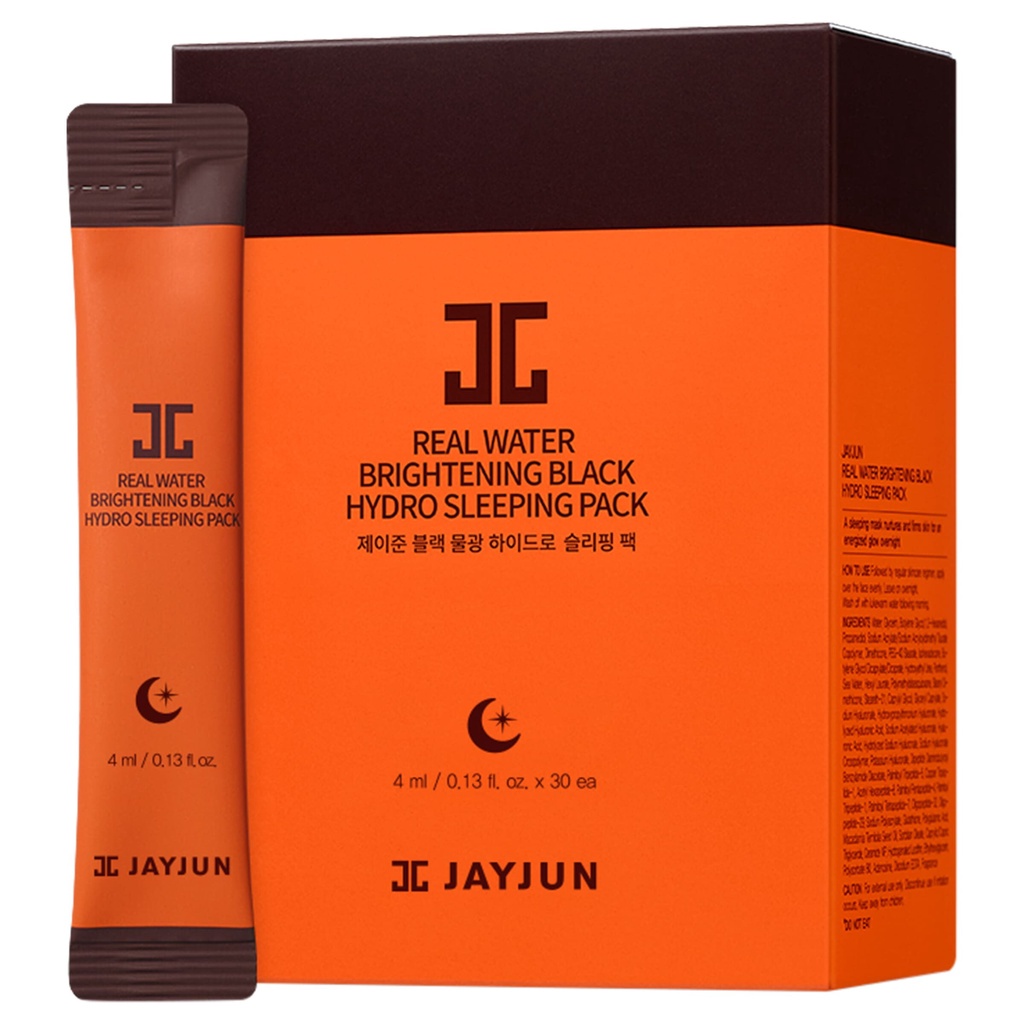JAYJUN - Real Water Brightening Black Hydro Sleeping Pack (172 ml.) มาส์กเจล