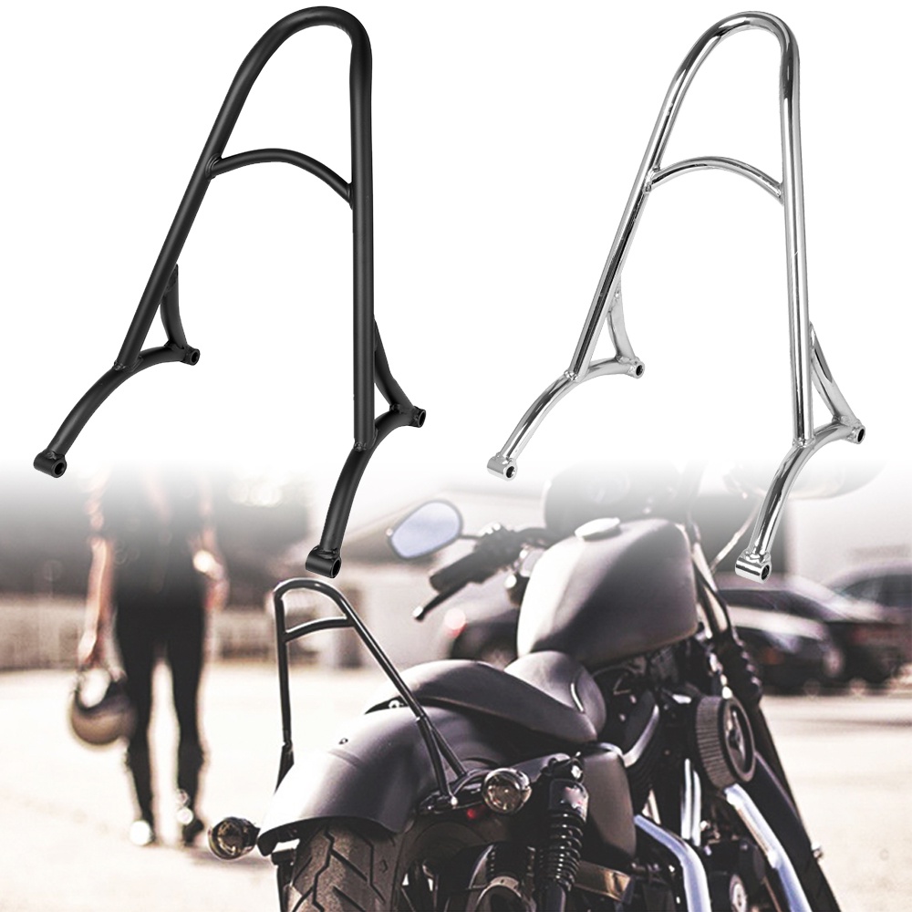 [GJ] จัดส่งฟรี Harley ดัดแปลง XL883 1200 X48 72 Burly ด้านหลังพนักพิงด้านหลังชั้นวางสไตล์ใหม่