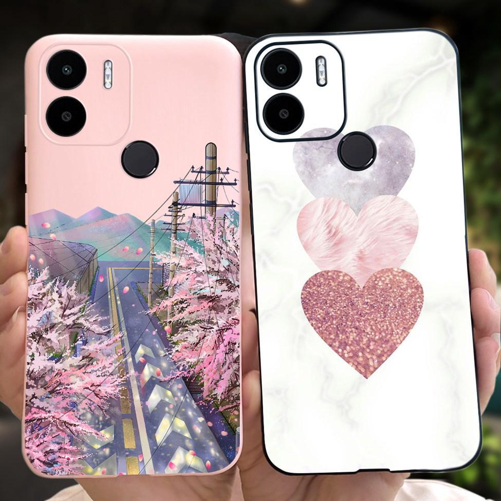 เคส Redmi A2 Plus สุนทรีย์ การ์ตูนแมวน่ารัก ดอกไม้ กันกระแทก ฝาหลัง Xiaomi Redmi A2 Plus เคสโทรศัพท์ กันกระแทก