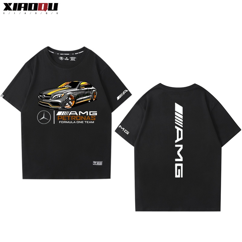 เสื้อยืดแขนสั้น พิมพ์ลาย Mercedes-benz Car Culture AMG G63GT แฟชั่นฤดูร้อน สําหรับผู้ชาย 1229
