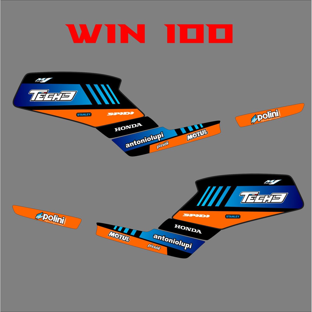 HONDA WIN 100 VARIATION STRIPING CODE 01