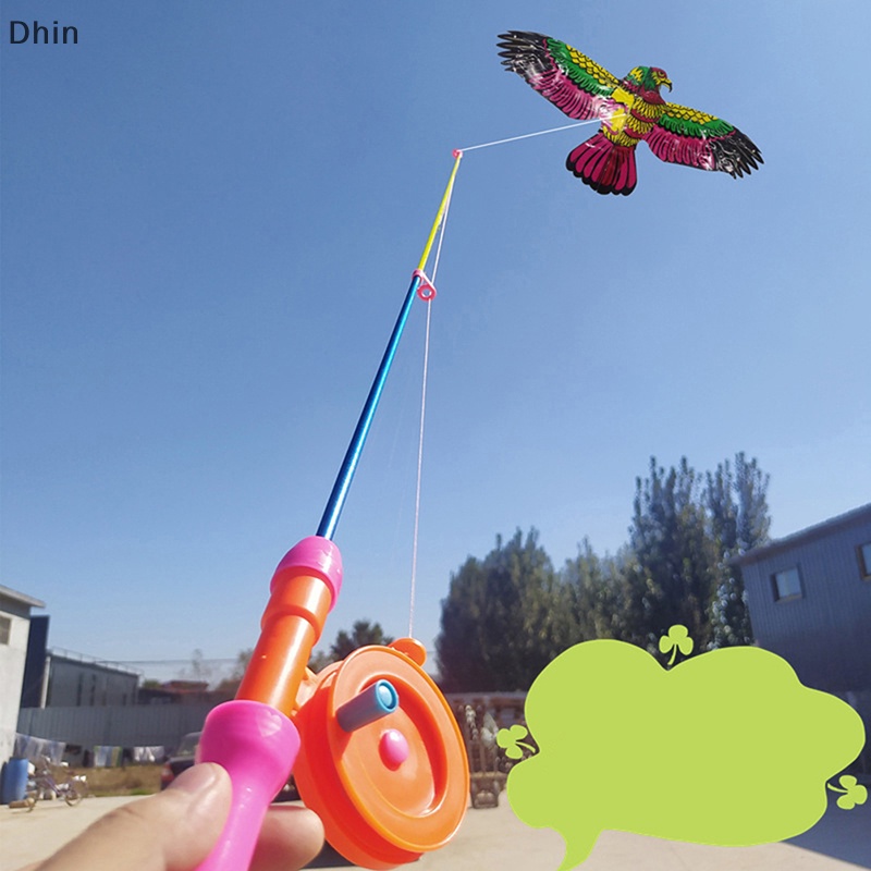 [Dhin] ว่าวพลาสติก รูปปีกนกอินทรีย์ 3d ขนาดเล็ก ของเล่นสําหรับเด็ก