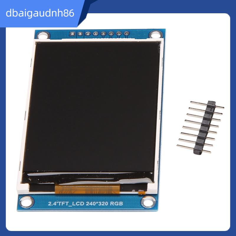 【พร้อมส่ง】โมดูลไดรเวอร์ Ic ILI9341 2.4 นิ้ว 240X320 LCD SPI TFT สําหรับ Arduino