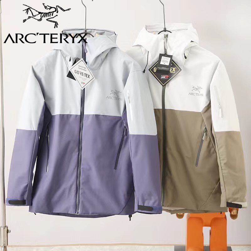 Arc'teryx เสื้อแจ็กเก็ตกันลม มีฮู้ด ทรงหลวม ระบายอากาศ 100% เรียบง่าย สําหรับทุกเพศ