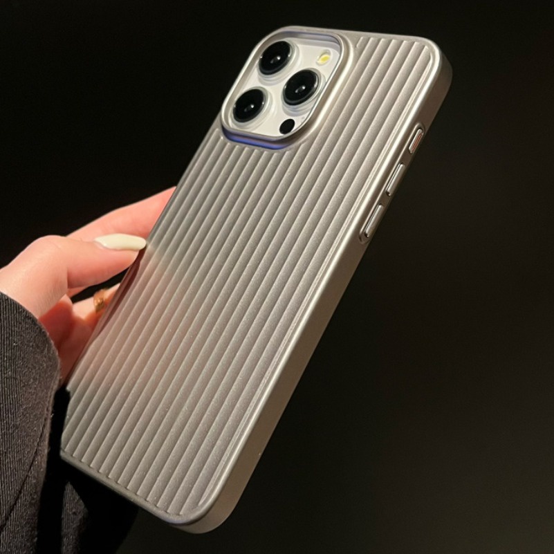 Hoce INS กระเป๋าเดินทางรูปแบบเคสโทรศัพท์สําหรับ iPhone 16 15 13 14 Pro Max 15plus Simple Matte สีทึบกันกระแทกกระเป๋าเดินทางกล่องฝาครอบกันชน