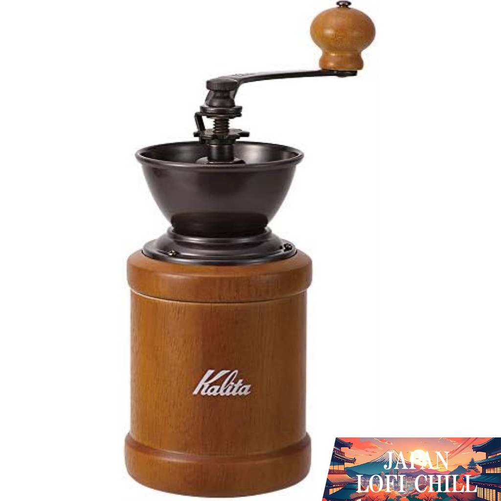 Kalita KH-3AM เครื่องบดกาแฟไม้ ปรับความหยาบได้ เครื่องบดกาแฟแบบมือหมุน【Direct from Japan】