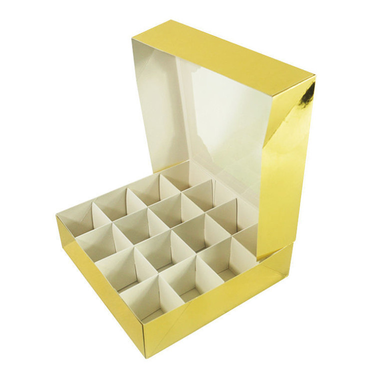 กล่องช็อคโกแลตแบ่ง 15 ช่อง กล่องของขวัญ กล่องขนมลูกอม (AA24) - รูปที่ 4