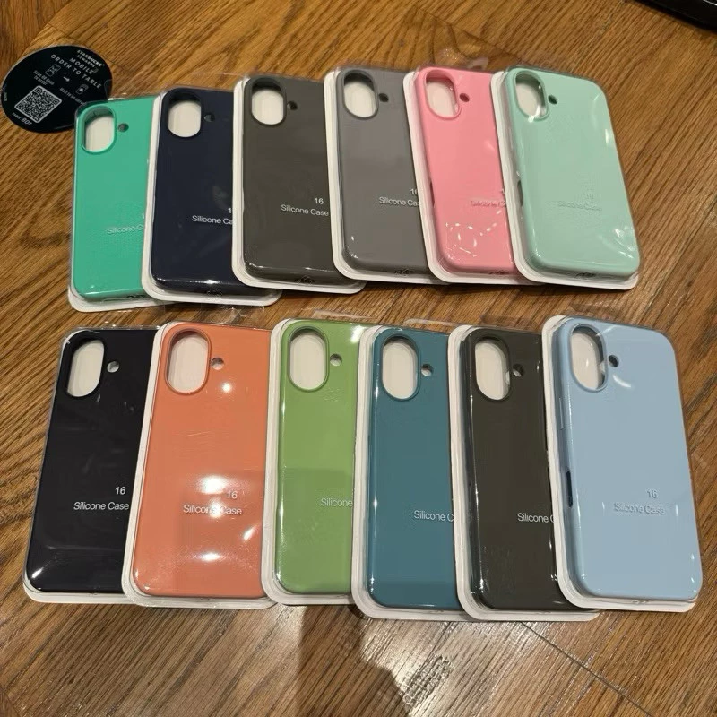 💥รุ่นใหม่💥Case ไอโฟน 15/16 Pro max เคส สีพื้น กำมะหยี่ for ไอโฟน iPhone 16 16Pro 16Promax 16Plus 15Pro 15Promax 024