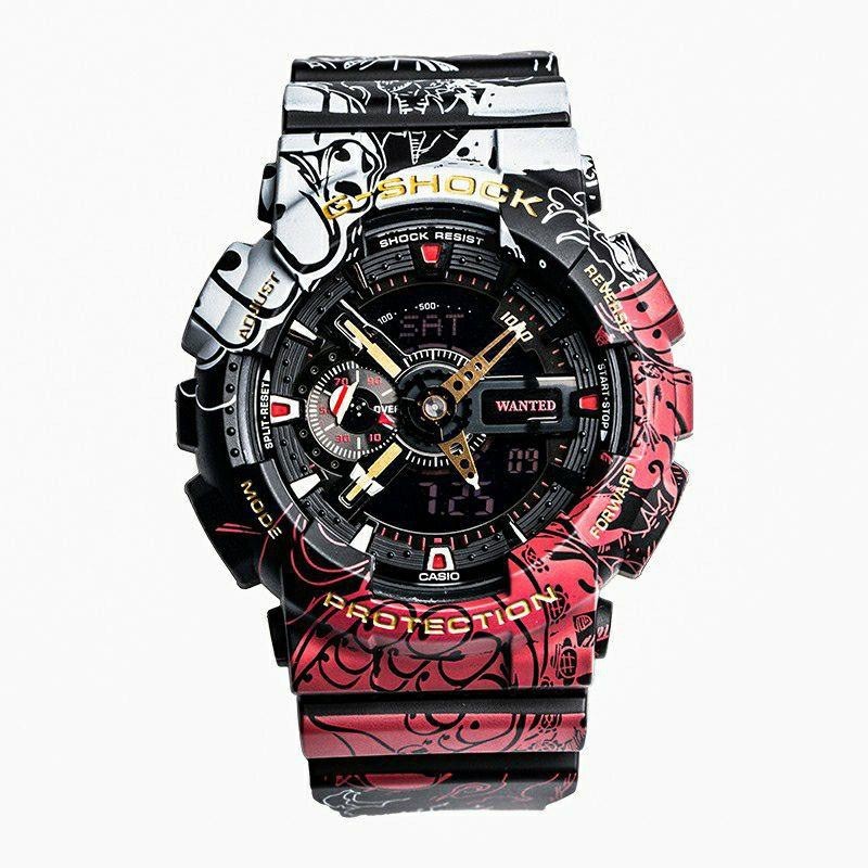 ญี่ปุ่น C_asio Dual Display นาฬิกากันน้ํา One Piece GA-110 W05 แฟชั่นผู้ชายและผู้หญิงคู่กีฬานาฬิกาข้อมือ