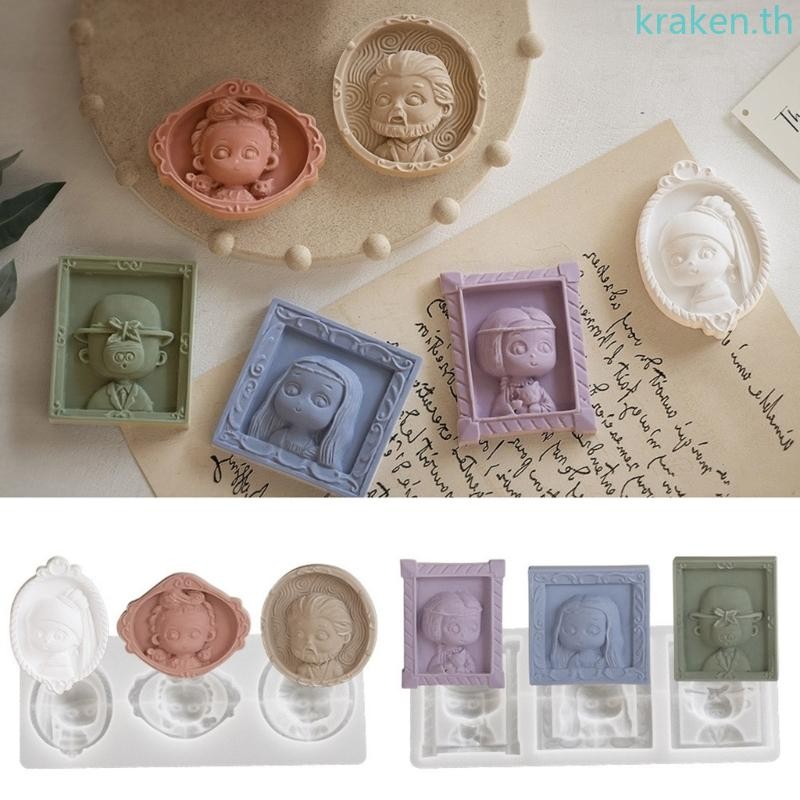 Kra Hand-Making ประติมากรรมแม่พิมพ์ซิลิโคนหัตถกรรม Moulds Portrait รูปร่างปฏิบัติแม่พิมพ์หุ่นแม่พิมพ์ซิลิโคนเนื้อ