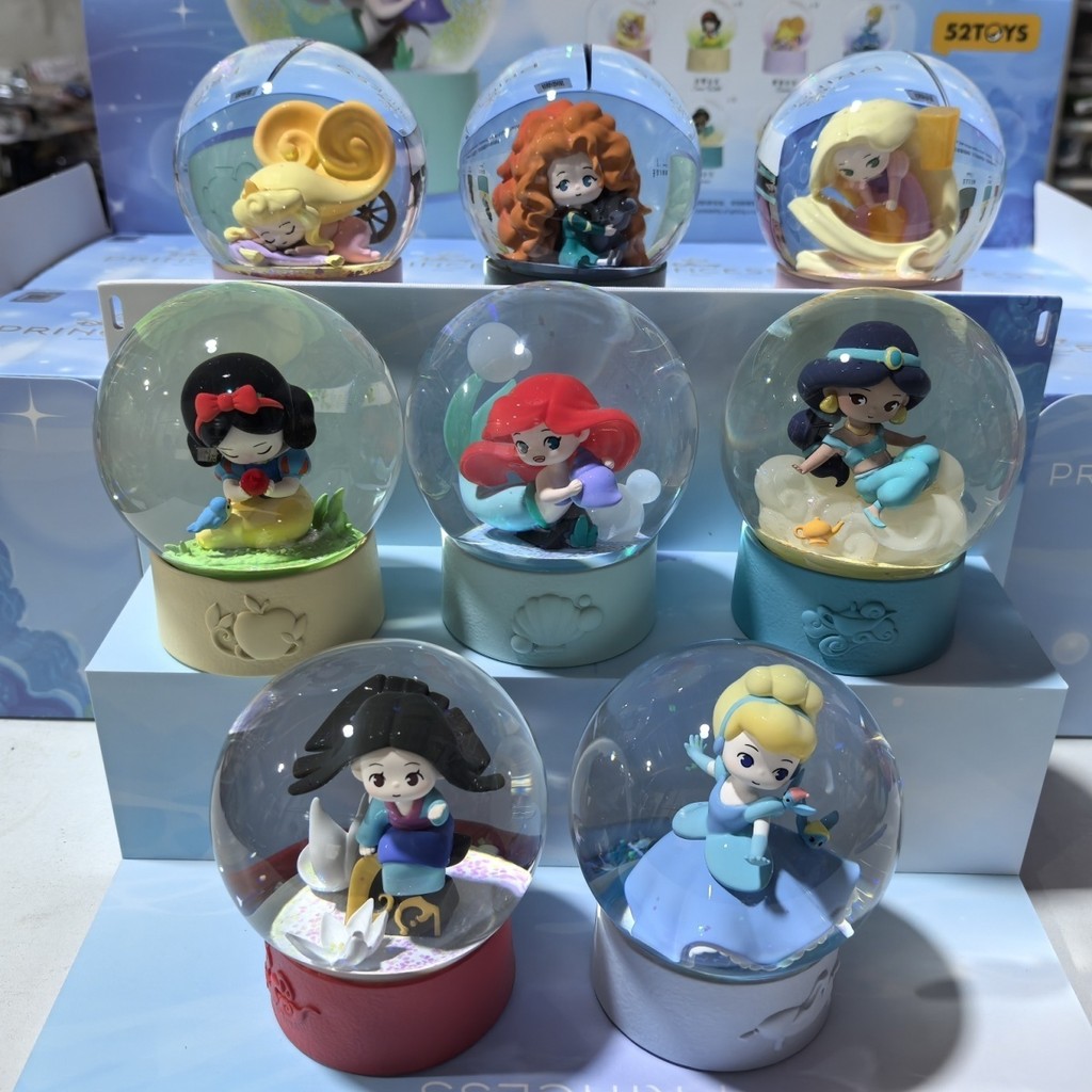 52toys Disney Princess D-baby Series Star Language Crystal Ball Series Mystery กล่องรูปรุ่น Q อินเทรนด์ของเล่นเดสก์ท็อปตกแต่งตุ๊กตาน่ารักตุ๊กตาของขวัญ