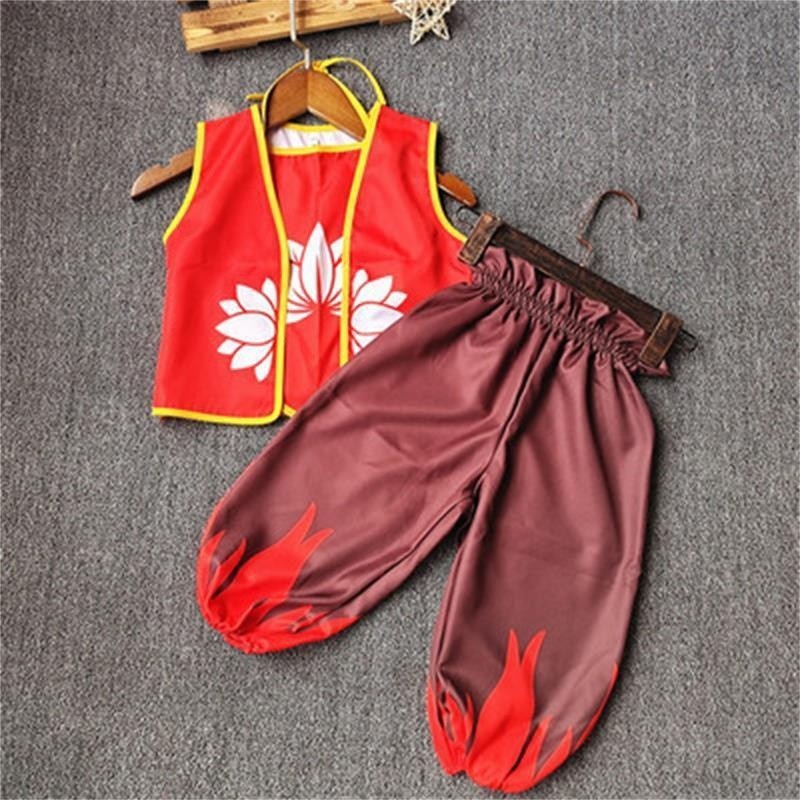 【พร้อมส่งในจีน】ชุดเซทเด็ก ชุดนาจา nezha แบบ cosplay น่ารัก ครบชุด ใส่ได้ทั้งเด็กผู้หญิงและเด็กผู้ชาย