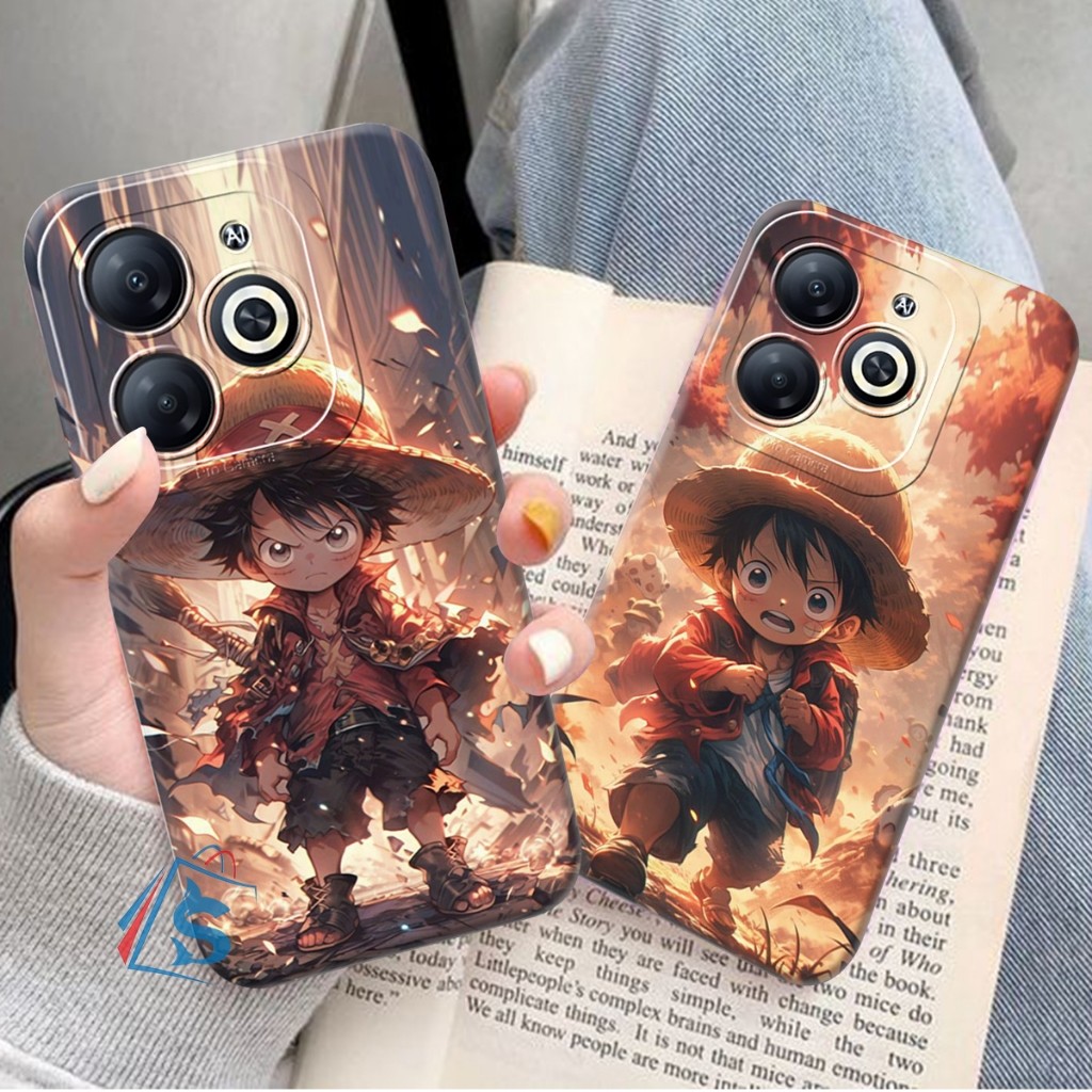 [SHARK CASE] Softcase ITEL A70 A60 A60S P40 S23 S23 PLUS One Piece Cartoon Motif - Itel Cessing - It