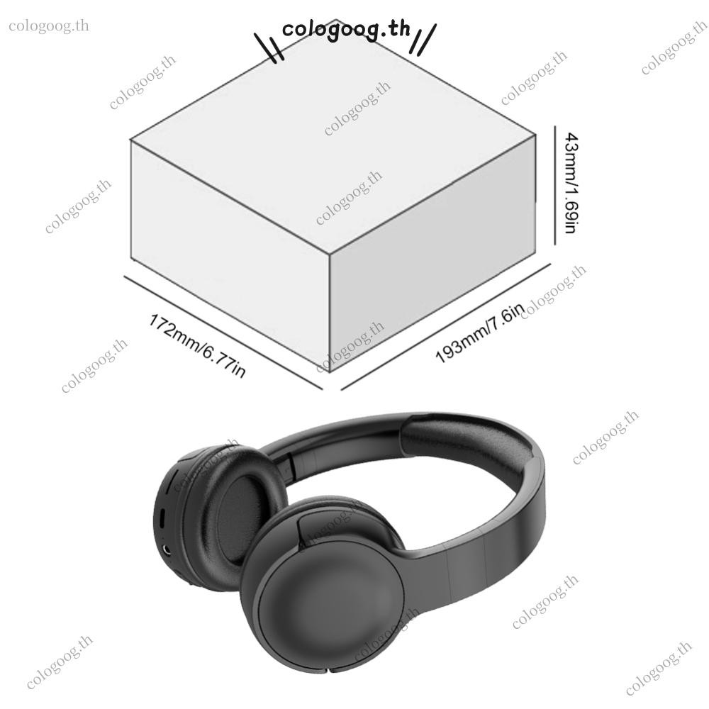 หูฟังครอบหูที่รองรับบลูทูธไร้สายชุดหูฟังเวลาเล่น 10 ชม. เบสลึก