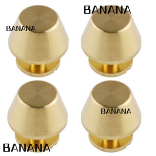 Banana1 หมุดทองเหลือง หัวแบน 12 มม. สีทอง สําหรับกระเป๋าถือ 10 ชุด