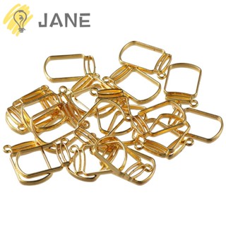 Jane จี้กรอบเปล่า รูปขวด 29*19 มม. สีทอง 25 ชิ้น