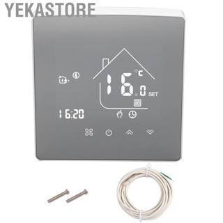 Yekastore Smart Thermostat APP Voice Control LCD Touchscreen Wifi  Control95‑240V US