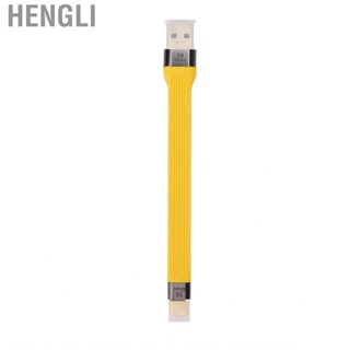 Hengli Short USB A To C Cable Portable FPC PD 100w 5A 10Gbps Fast Charging