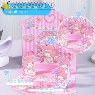 Cordell สติกเกอร์กระดาษ ลายอนิเมะ Cinnamoroll kuromi 3D สําหรับติดตกแต่ง DIY