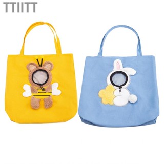 Ttiitt Pet Shoulder Bag  Lightweight Cute  Carrying Breathable for Walking Puppy