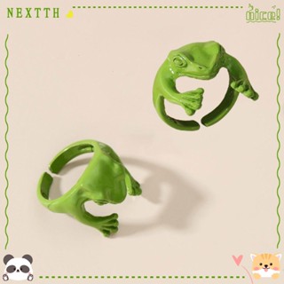 Nextth แหวน รูปกบ สําหรับเด็กผู้หญิง วัยรุ่น คางคก ปาร์ตี้