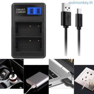 Wu EN-EL3E EN-EL3 แท่นชาร์จ USB คู่ LCD สําหรับแท่นชาร์จกล้อง D90 D80 D300S D300 D700 D200 D50 D70 D70s D100