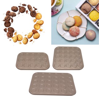 Family Shorage มัฟฟิน Top Pan Macaron Bakeware ถาดมัฟฟินเบเกอรี่แม่พิมพ์เหล็กคาร์บอน สำหรับเตาอบเบเกอรี่ Gold