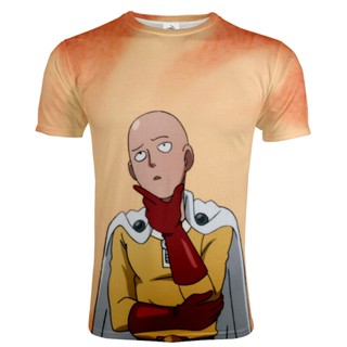 เสื้อยืด พิมพ์ลายอนิเมะ One Punch Man สไตล์สตรีท สําหรับผู้ชาย