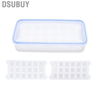 Dsubuy 1.7L Ice Tray PP Silicone 2 Tier 36 Grid Household Making Accessory New