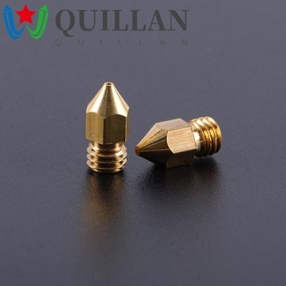 Quillan MK8 หัวฉีดทองเหลือง 0.4 มม. 0.3 มม. อุปกรณ์เสริม สําหรับเครื่องพิมพ์ 3D CR10 CR10S 0.2 มม.