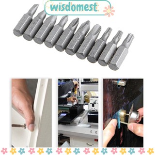 Wisdomest ชุดดอกสว่านไขควง เหล็ก อเนกประสงค์ 25 มม. 12 ชิ้น DIY