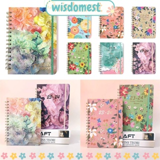 Wisdomest สมุดโน้ตบุ๊ก A5 แบบพกพา 365 วัน 2023- July 2024