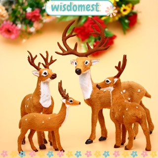 Wisdomest ตุ๊กตากวางเรนเดียร์ สําหรับตกแต่งคริสต์มาส ปีใหม่