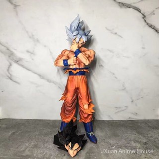 โมเดลฟิกเกอร์ Dragon Ball Son Goku Awakening Statue 79ZG แบบสองหัว สําหรับตกแต่งบ้าน