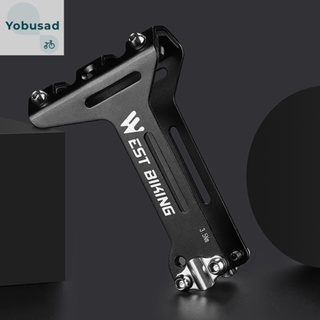 [Yobusad.th] West BIKING อะแดปเตอร์ต่อขยายที่วางขวดน้ํา อะลูมิเนียมอัลลอย สําหรับรถจักรยาน