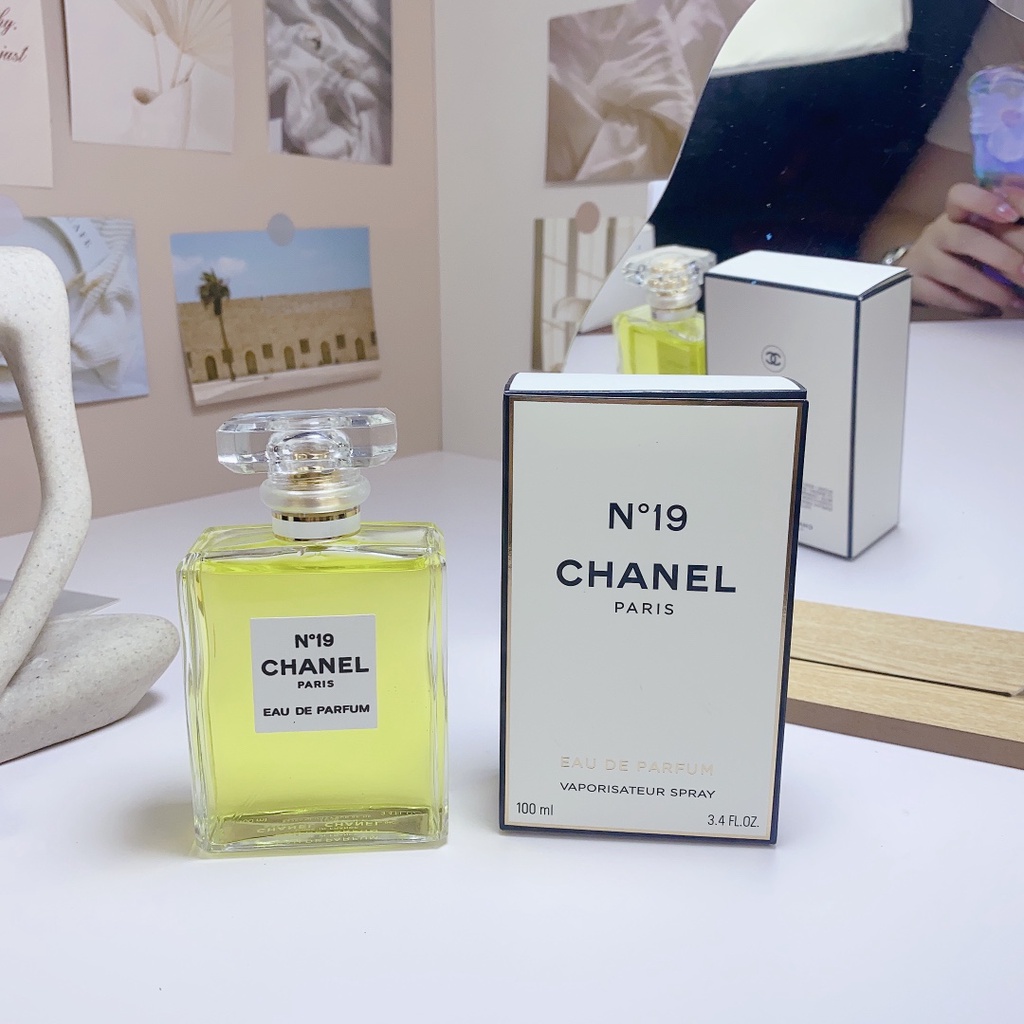 (100ml) Chanel No. 19 Water Women's Concentrated perfume Chanel No. 19 น้ําหอม EDP น้ําหอมผู้หญิง 100 มล.