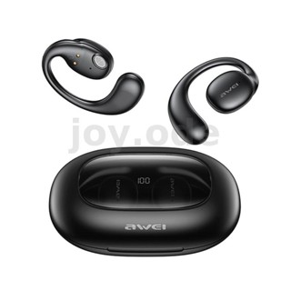 Awei T80 หูฟังบลูทูธ 5.3 HiFi สเตอริโอ เสียงเบสหนัก แบตเตอรี่ 500mAh IPX6 กันน้ํา จอแสดงผล LED ดิจิทัล ควบคุมสัมผัส เล่นกีฬา