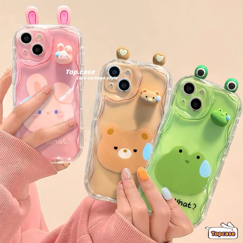 เคสโทรศัพท์มือถือแบบนิ่ม TPU ลายการ์ตูนสัตว์ สําหรับ OPPO A78 A93 A57 A15 A15s A31 A17 A16 A16s A95 A94 A3s A5 A9 A77 A74 A54 A53 A32 A5s Reno 5F 4F