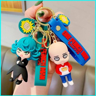 Star3 พวงกุญแจฟิกเกอร์ One Punch Man PVC สําหรับห้อยกระเป๋า พวงกุญแจรถยนต์