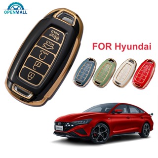 Openmall เคสรีโมตกุญแจรถยนต์ อุปกรณ์เสริม สําหรับ Hyundai Creta I20 I30 IX35 IX25 Q8U2