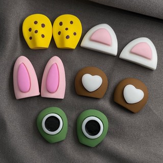 [3 #] Jibbitz Crocs สไตล์ใหม่ หูสัตว์ การ์ตูน เรซิ่น เครื่องประดับ อุปกรณ์เสริม diy เคสโทรศัพท์ กาวครีม กิ๊บติดผม แฮนด์เมด ถ้วยน้ํา แผ่นแปะรูรอง FNเท้า หัวเข็มขัด อุปกรณ์เสริม FN