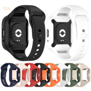 Yxa เคสป้องกันสายนาฬิกาข้อมือ ซิลิโคน แบบเปลี่ยน สําหรับ Watch 3 active Lite