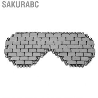 Sakurabc Terahertz Stone Eye Cover Cold Hot  Ergonomics Promote Circulation Trace Element Cooling for Travel