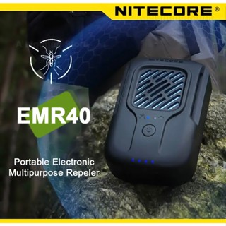 Nitecore emr40 เครื่องไล่ยุง USB-C แบบพกพา ชาร์จแบตเตอรี่ในตัว 165 ℃ แบตเตอรี่เดินเล่น สําหรับสุนัข 10W