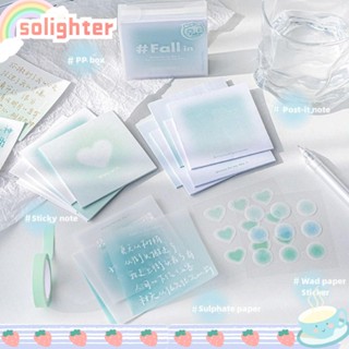 Solighter กล่องกระดาษโน๊ต 112 แผ่น/กล่อง DIY