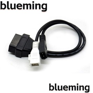 Blueming2 อะแดปเตอร์เชื่อมต่อสายโอนรถยนต์ 16pin OBD ABS 2*2P แบบพกพา ทนทาน สําหรับ Audi