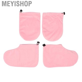 Meyishop Paraffin Wax Glove Booties Women Soft Lint SPA Hot Thermal  Mitts