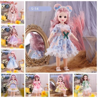 Daiga บานพับตุ๊กตา พร้อมเสื้อผ้า ข้อต่อทรงกลม 1/6 bjd ตา 3D 30 ซม. ตาสีน้ําตาล ของเล่นสําหรับเด็ก 30 ซม.