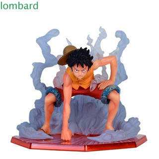 Lombard โมเดลตุ๊กตาฟิกเกอร์ อนิเมะ Luffy Monkey D Luffy Second Gear Battle Luffy Luffy สําหรับเก็บสะสม