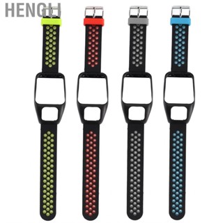 Hengli Band Silicone Wrist Watch Strap Dual Color With Pin Buckle Kit